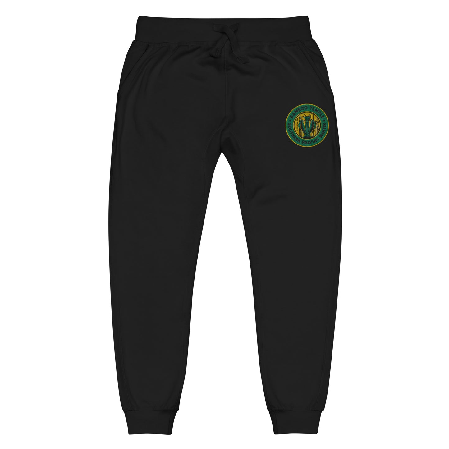 Unisex embroidered fleece sweatpants