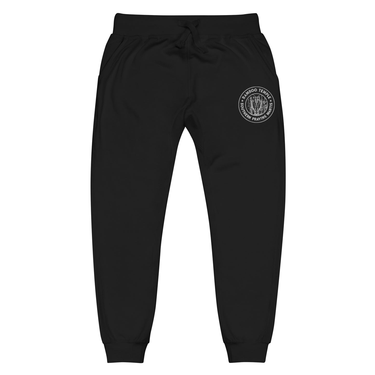 Unisex embroidered fleece sweatpants